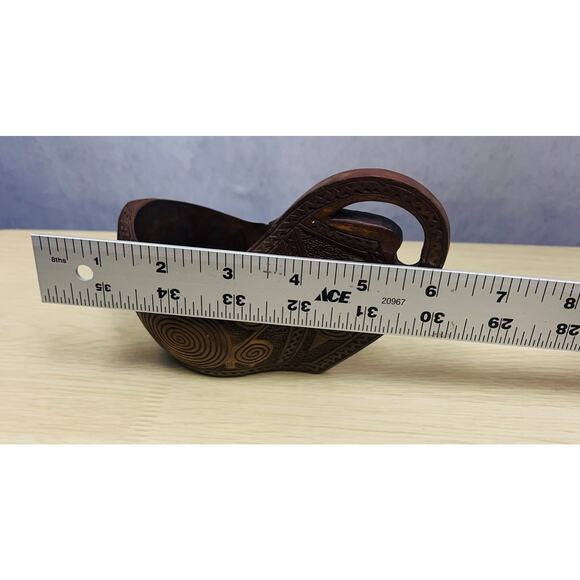 Yugoslavian Shepherd Ceremonial Wedding Cup, Hand Carved Wood, Folk Art … - Picture 4 of 7